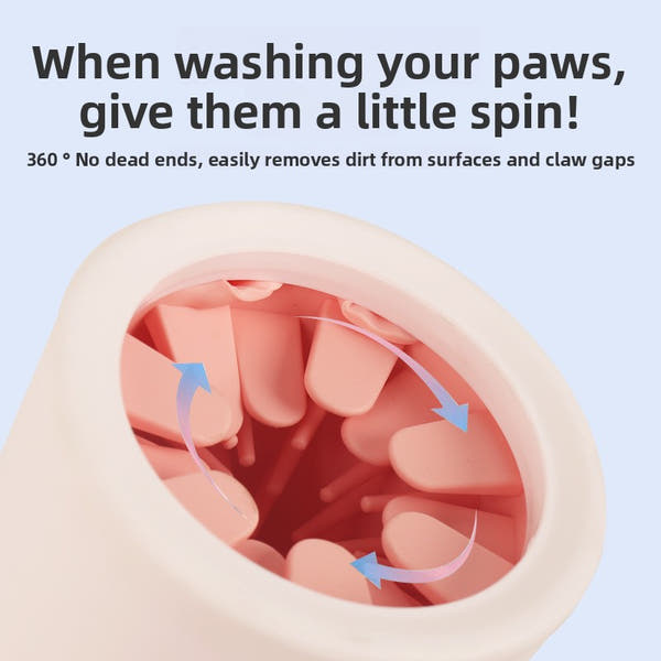 Pet dog and cat foot-washing cups